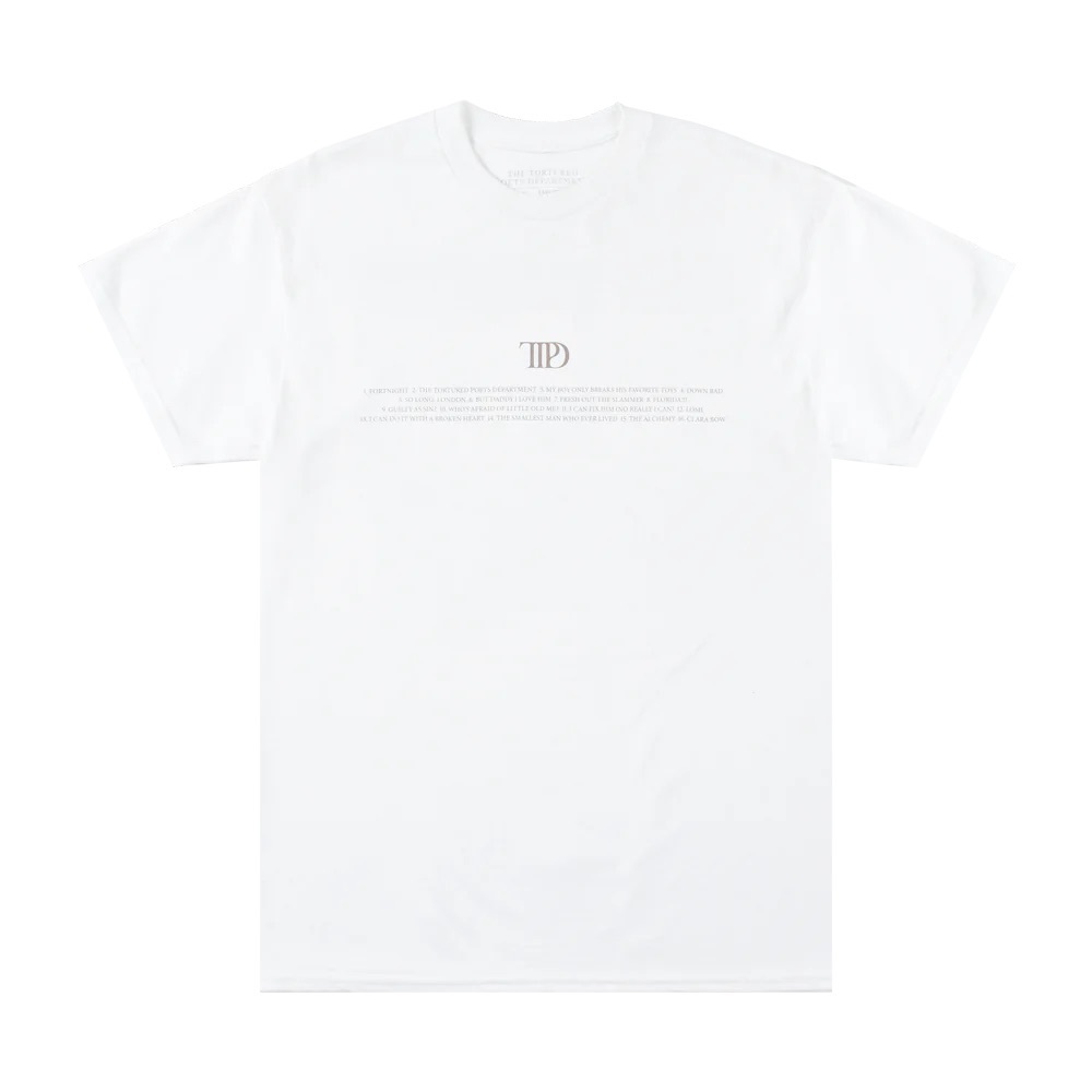 Taylor Swift The Tortured Poets Department Capital One Exclusive T-shirt